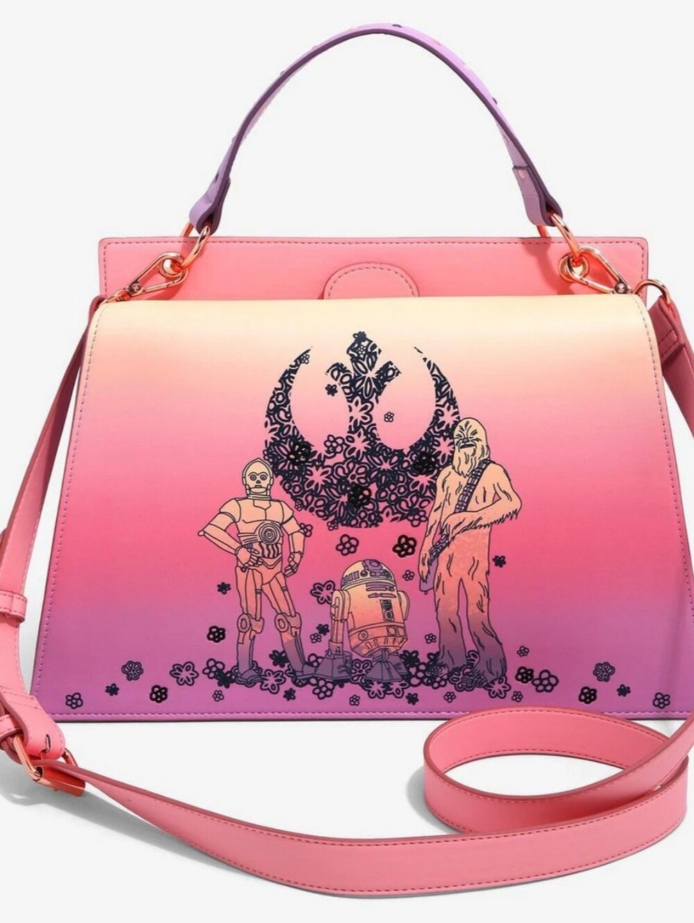 Her Universe Pink Gradient Star Wars Purse